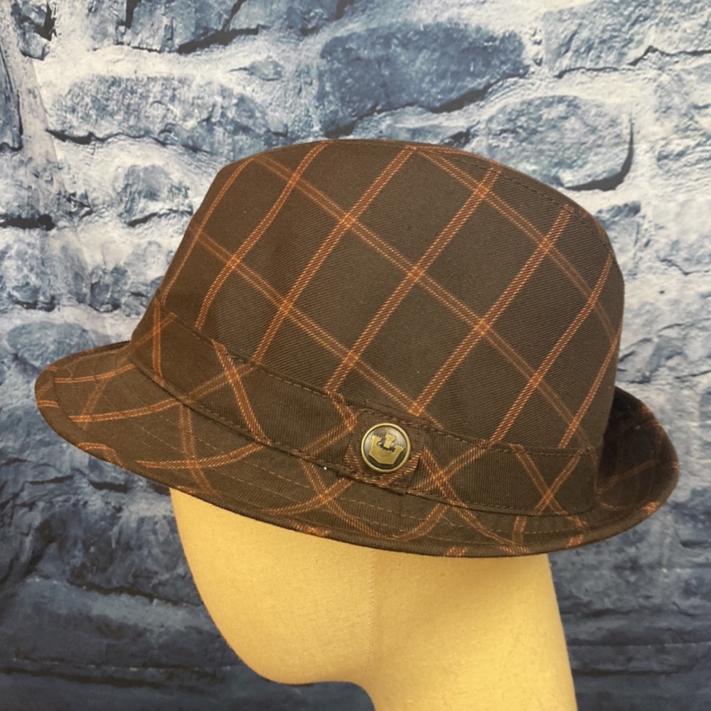 Goorin Acadamia Plaid Fedora hat - Picture 3 of 12